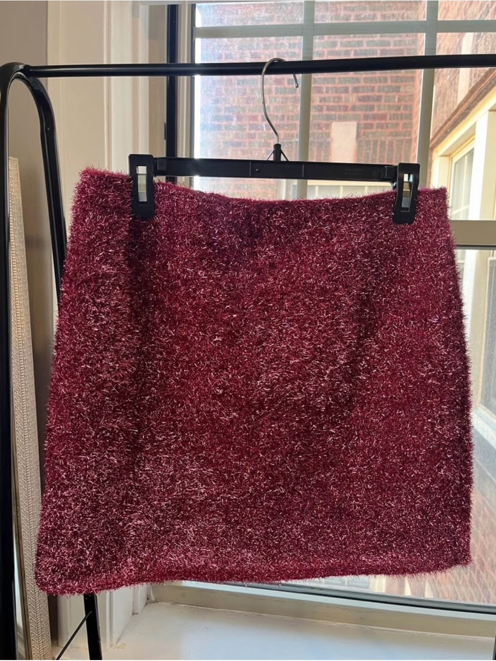 H&M Glittery/Metallic Pink Skirt